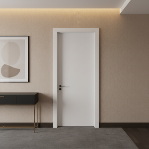 Puertas Interiores de Hotel Modernas, Económicas, de PVC Compuesto, Acabado Impermeable - Product Image 4