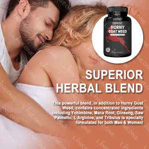 Etiquetas personalizadas Homens Suplemento Horny Goat Weed Cápsulas 100% Natural <span class=keywords><strong>Booster</strong></span> Saúde Herbal resistência - Product Image 2