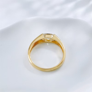 <span class=keywords><strong>Anillo</strong></span> de Boda para Hombre de <span class=keywords><strong>Oro</strong></span> Amarillo de 18K con Diamante Cultivado en Laboratorio, Estilo Vintage, Lujoso, Brillante, <span class=keywords><strong>Anillo</strong></span> de <span class=keywords><strong>Oro</strong></span> de Joyería Fina para Hombre - Product Image 3