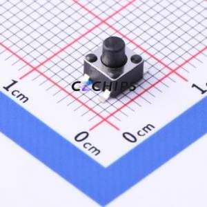 TSC015A05026A Tactile Switch SMD-4P,4.5x4.5mm Switch Round Button 2.6N Vertical Mount 4.5mm - Product Image 1