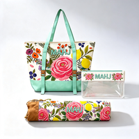 Sac de transport en toile pour jeu de Mahjong américain de luxe, imperméable, durable, écologique, pliable, sac de rangement pour accessoires