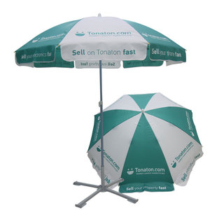 Parasol pliable Parapluie promotionnel extérieur de grande taille Parasol de plage imprimé personnalisé directement de l'usine - Product Image 1