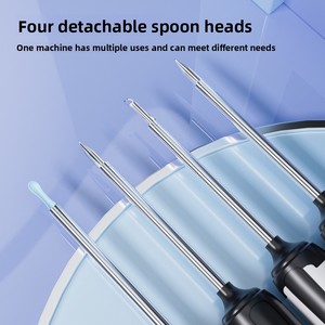 กล้องตรวจหูไร้สายคุณภาพสูง WiFi 1080P <span class=keywords><strong>HD</strong></span> พร้อมเลนส์บางเฉียบ 3.5 มม. แบบชาร์จไฟได้ สำหรับใช้ในบ้าน กำจัดขี้หู - Product Image 2