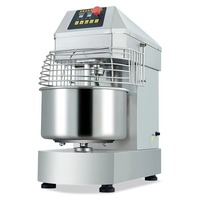 Mélangeur planétaire électrique industriel de 50 litres, 3 vitesses, pour la fabrication de pain, de pâte à pizza, de gâteaux, machine à pâtisserie industrielle
