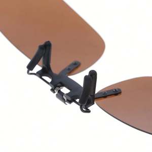 Gafas de Sol Polarizadas con Clip, Unisex, con Logotipo Personalizado, Protección UV400, Cuadradas, Venta al Por Mayor - Product Image 5