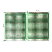 Carte de circuit imprimé universelle double face HASL FR4 pour prototype, perforée, DIY, 2,54 mm