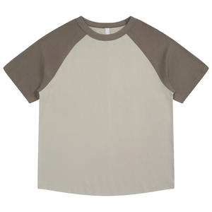 Camiseta de Algodón Sólida con Costura en el Dobladillo, Estilo Moderno, Unisex, Manga Corta, Informal, Transpirable, para Verano, Ropa de Calle, Básica - Product Image 4