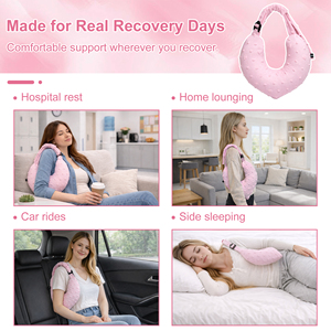 Pink Mottled Nursing Pillow Cover U Shape Breastfeeding Positioner <b>Memory</b> <b>Foam</b> Support <b>Cushion</b> Customized - Product Image 6
