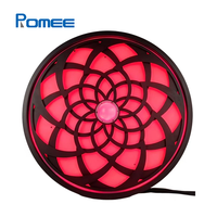 Lumière à effet de disque LED RGBW avec rotation continue à double moteur et effets de couleur dynamiques, éclairage de scène DMX512