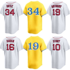 2026 Stithed BostonRedSox Jersey de béisbol #16 Jarren <span class=keywords><strong>Duran</strong></span> #34 DavidOrtiz Jersey Uniforme de béisbol - Product Image 1