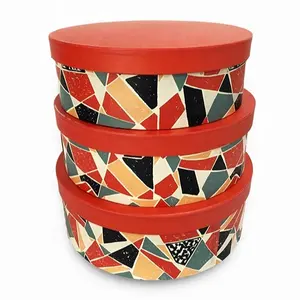 Nhà Sản Xuất Tùy Chỉnh Thiết Kế Thân Thiện Với Môi Craft Paper Box Vòng Hat Box Tông Hoa Hộp Quà Tặng Bao Bì