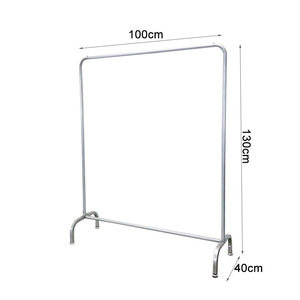 Estante de exhibición de tienda de <span class=keywords><strong>ropa</strong></span> para niños de plata para hombres y mujeres, perchas de piso a piso, colgante lateral, estante de pórtico de <span class=keywords><strong>ropa</strong></span> Nakajima - Product Image 6