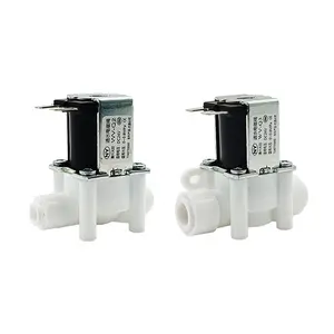 1/4" 3/8" Quick Connection Plastic Water Valves Washing Machine Water Control Switch Solenoid Valve for Ro system