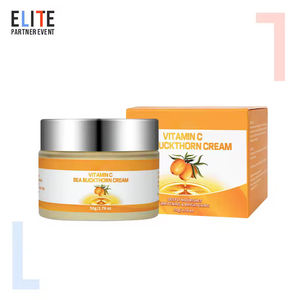 Piel seca Hidratante Brillo Antienvejecimiento Arrugas Después <span class=keywords><strong>del</strong></span> <span class=keywords><strong>sol</strong></span> Reparación Alivio <span class=keywords><strong>del</strong></span> enrojecimiento Vitamina C <span class=keywords><strong>Crema</strong></span> facial de espino amarillo - Product Image 4