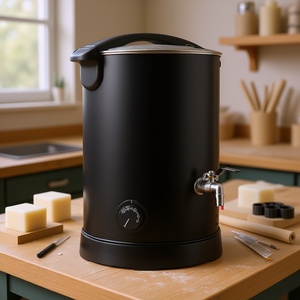 Máquina para Derretir Cera de 10.6 Qt con Calentamiento Rápido, Base de Reloj de Arena y Boquilla Antiadherente para Fabricación de Velas y Jabones - Product Image 2