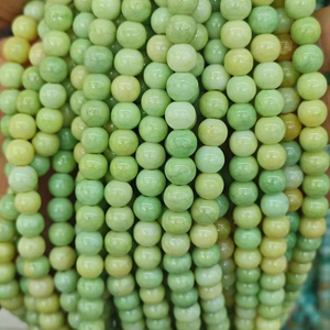 Hạt cườm thủy tinh hoa văn hoa 8mm tự làm thủ công, giá gốc nhà máy - Product Image 4