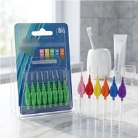 Brosse interdentaire pour adultes, brosse douce, nettoyage en profondeur des dents, outil pour éliminer la plaque dentaire, brosse interdentaire pour un nettoyage en profondeur