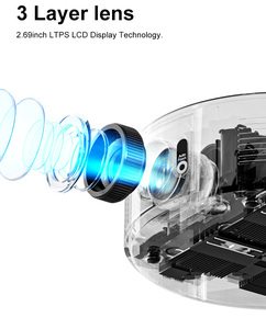 Home LED <b>Projector</b> Stand Combo-<b>Android</b> Smart for Dual-band WiFi 1080P Compact Portable H66 Presentation Equipment LCD <b>Projector</b> - Product Image 6
