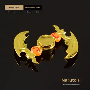 Tutto in metallo Ninja Fidget Spinner serie di nuovi giocattoli I love Luo personalizzabile logo Cool Stress-alleviamento giocattolo Spinner regalo di festa - Product Image 2