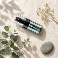 Atomiseur de voyage rechargeable portable de 30 ml à brume fine, vaporisateur de parfum, pompe distributrice pour soins de la peau, tonique, flacon pulvérisateur de liquide