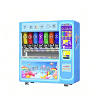 Distributeur automatique de bonbons au chocolat Happy Beans, paiement par carte, pièces et espèces, article de vente au détail