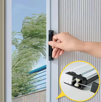 Puerta de Madera Moderna para Interiores, Diseño Celular con Estampado de Panal, Resistente a Insectos, Fácil Instalación, Ventanas Abatibles