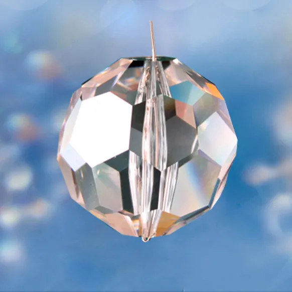 32 Faceted avize parçaları aksesuarları için k9 kristal topları parlak kesim