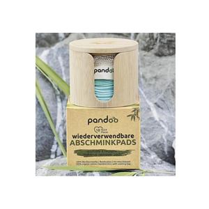 Pandoo Makeup <b>Remover</b> Pads 18 Pack Washable Reusable With Bamboo <b>Box</b> - Product Image 1