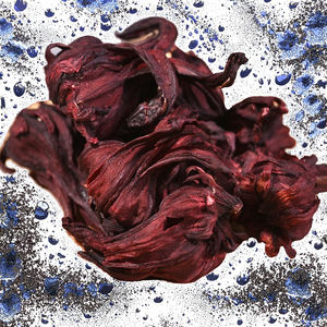 Mei Gui Qie 새로운 다크 레드 원시 자연 탈수 히비스커스 꽃 말린 로젤 차 대량 느슨한 티백 상자 건강 혜택 - Product Image 3