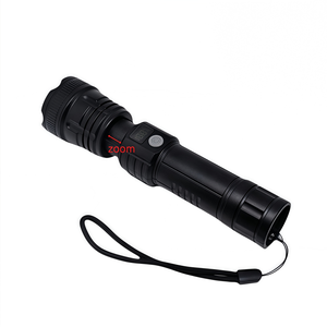 Dài phạm vi sạc LED Đèn pin cầm tay <span class=keywords><strong>zoom</strong></span> <span class=keywords><strong>Torch</strong></span> cao candela mạnh mẽ chùm ánh sáng chiến thuật với USB sạc sử dụng ngoài trời - Product Image 1