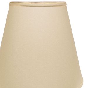 DB Extra Deep Empire Hardback Lampshade Beige Washer Fitter Slant para interior Rústico Minimalista Victoriano Costero Japonés Metal - Product Image 5