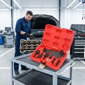 Outil de blocage de la distribution de l'arbre à cames, kit d'outils de calage du moteur F4P <span class=keywords><strong>F4Rt</strong></span> 1.8 2.0 16v, outil d'alignement haute dureté pour l'entretien du moteur - Product Image 3