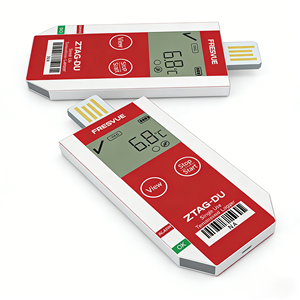 ZTAG-DU 일회용 온도 기록기, 90일 기록 수명, 장거리 해상 운송용 - Product Image 1