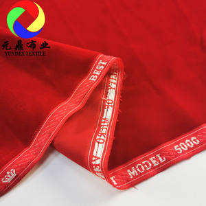 100% Kain Beludru Rajutan Lengkungan Poliester Kain Beludru Mikro 5000 Elang Mode Selvage 44 "Kain Velour Poliester - Product Image 3