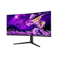 Monitor de Computadora para Juegos y Deportes Electrónicos con Pantalla LED Curva de 34 Pulgadas, 4k, 165hz, 120hz, 3440*1440p, Opcional 1500R