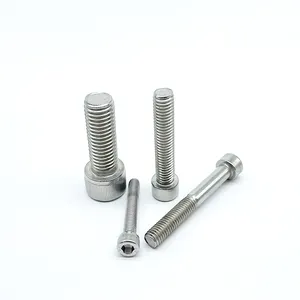 Din912 Allen Bolt M6 Tornillos de cabeza hueca hexagonal de acero inoxidable con cabeza cilíndrica