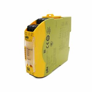 Relais de sécurité P I L Z 24VDC 3 N/O 1 N/C avec surveillance d'arrêt d'urgence (1 ou 2) - Product Image 4