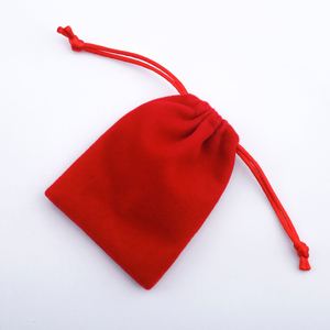 Custom Logo Printed Recyclable Velvet Jewelry <b>Pouch</b> Bag Satin Lining <b>Drawstring</b> Personalized for Gemstone Rings Bracelets Gift - Product Image 4