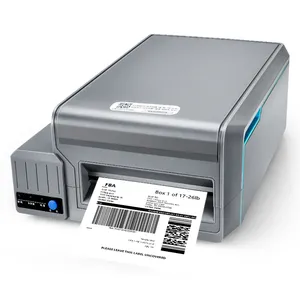 Impresora térmica de etiquetas para escritorio, dispositivo de impresión de etiquetas con Motor de accionamiento directo, Dirección de código de barras 4x6, nombre de pedido, para UPS, nuevo diseño de 2022