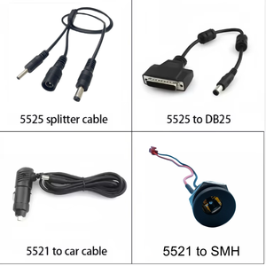 Tùy Chỉnh DC Cáp Điện 12V/24V Kết Nối 5.5X2.1Mm 5.5X2.1Mm Âm Thanh Adapter Cắm 2.5Mm 3.5Mm 6.35Mm Nam Nữ Dây Khai Thác - Product Image 6