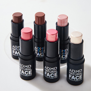 Maquillage pour le <span class=keywords><strong>visage</strong></span> Blanc Rose Blush Shimmer Stick Crème Blush Maquillage Blush Stick Private Label Crémeux Glow Cheek Rose Mignon Blush Stick - Product Image 1