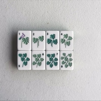Maßgefertigtes Graviertes Acryl-Amerikanisches Mahjong-Set 160 Stück Luxuriöses Indoor-Ludo-Spiel mit Schichtdesign