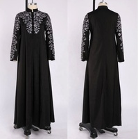 Abayas Kimono du Bangladesh pour femmes Burka Robe à imprimé arabe Festa Dubaï Abaya Kaftan turc Vêtements islamiques Robe musulmane pour femmes