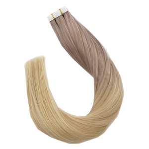 เทปต่อผมยี่ห้อจัสมินบิวตี้ แบบเส้นผมแท้ ซุปเปอร์ดับเบิ้ลดรอน 100% ผมยุโรป เกรด 12A คุณภาพสูงสุด สีตามสั่ง - Product Image 4