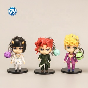 5 piezas JoJo Golden Wind llavero conjunto B estilo Jotaro Kujo Giorno <span class=keywords><strong>Bruno</strong></span> Bucciarati bolso <span class=keywords><strong>encanto</strong></span> - Product Image 2