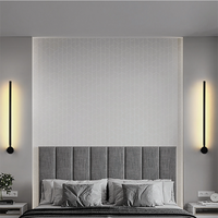 Longue bande Led appliques intérieures 360 Rotation lumières intérieures chambre couloir escalier longue ligne applique murale 10 métal aluminium