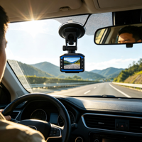 Dash Cam per Auto 2 in 1 con Rilevatore Radar, DVR HD con Avvisi Vocali in Russo e Inglese, 140° °   Telecamera di sicurezza con registrazione in loop ad angolo ampio