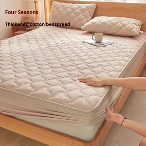 2026New Printed Luxury <strong>Bed</strong> Mat Mahjong Grade All-Season Microfiber Fabrics Full Wrap Non-Slip <strong>Bed</strong> <strong>Cover</strong> Set - Product Image 1
