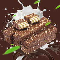 Nouveaux Biscuits Gaufrette au Chocolat Fourrés au Chocolat au Lait – Snacks Biscuits Premium
