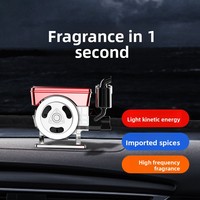 Diffuseur d'arômes solaire pour voiture, décoration rotative en forme de tracteur, pour console centrale, en plastique, rotation automatique, élimination des odeurs, créatif